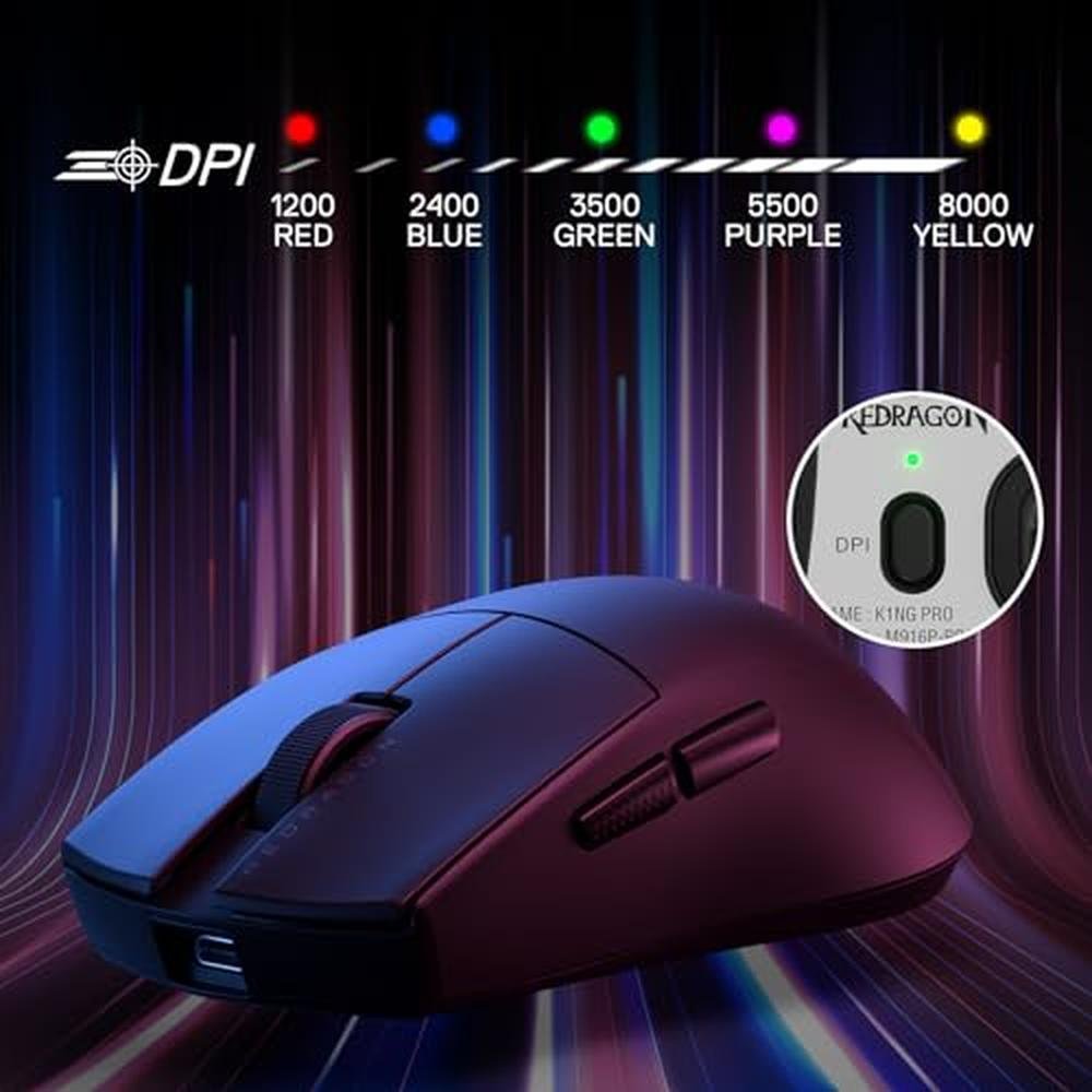 Redragon M916 Wireless Gaming Mouse – In Use
