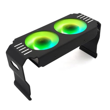 Memory RAM Cooling Fans: 3500RPM with 5V 3Pin ARGB Light – Front View