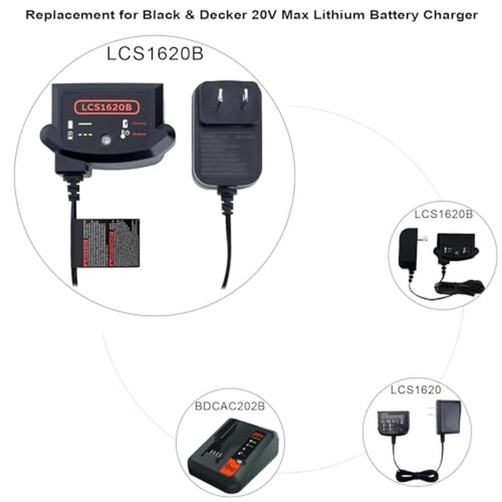Black Decker Replacement Charger – Close-up Detail