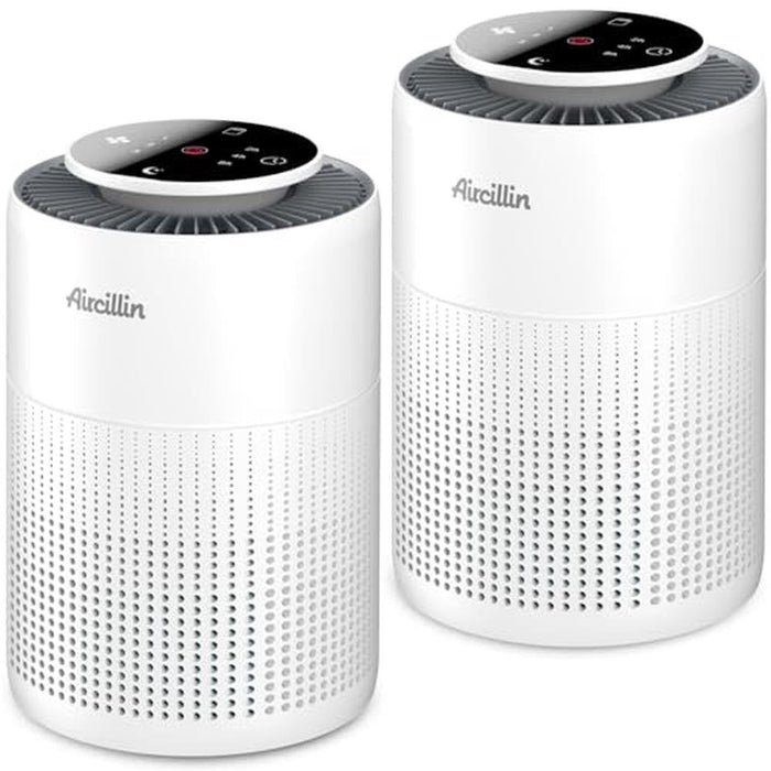 Air Home Purifier: Aircillin AP070B H13 True HEPA Filter – Front View