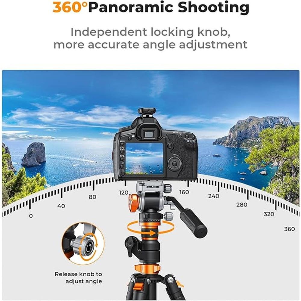 Fluid Head: K-F Concept FH-03 Silky Smooth Stable Tripod – In Use