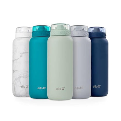 Ello Cooper 32oz: Ello Cooper Stainless Steel Water Bottle – Front View