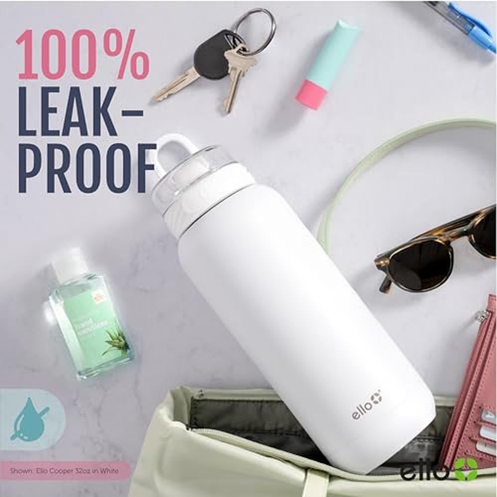 Ello Cooper 32oz: Ello Cooper Stainless Steel Water Bottle – In Use