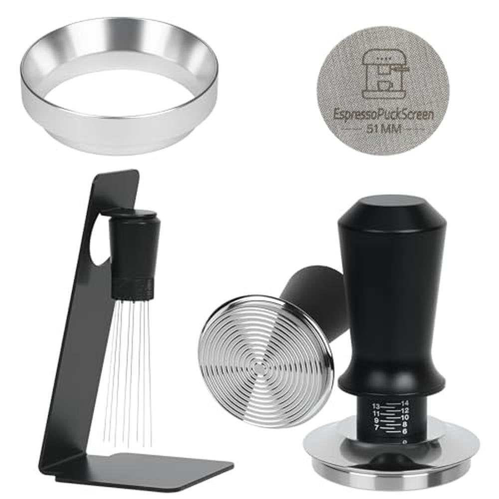 51mm Espresso Tamper Kit: Essential Accessories for Perfect – Front View