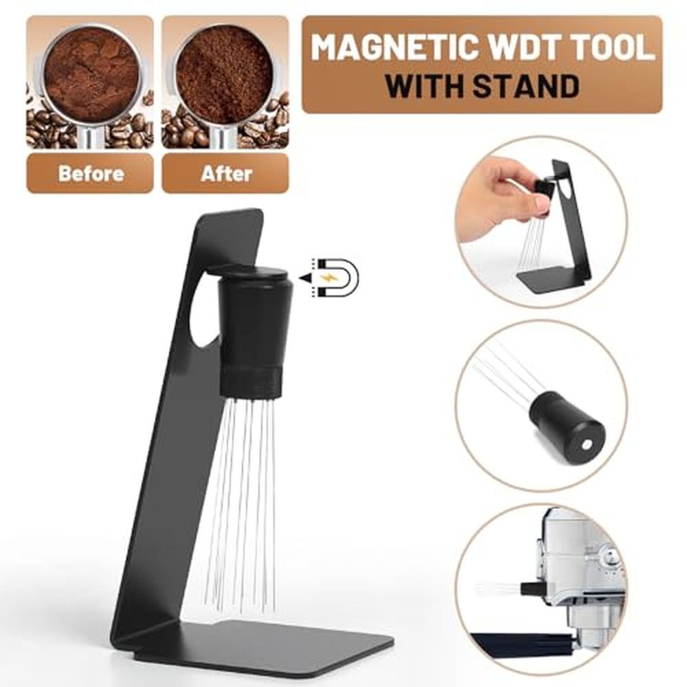 51mm Espresso Tamper Kit: Essential Accessories for Perfect – Close-up Detail