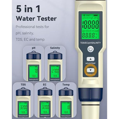 Advanced Pool Water Quality Monitor – Side View