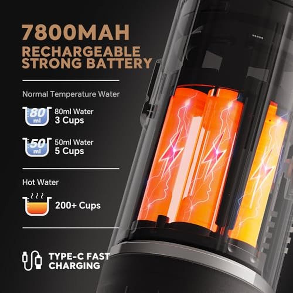 Coffee Espresso: BENFUCHEN Portable Electric Espresso – Close-up Detail