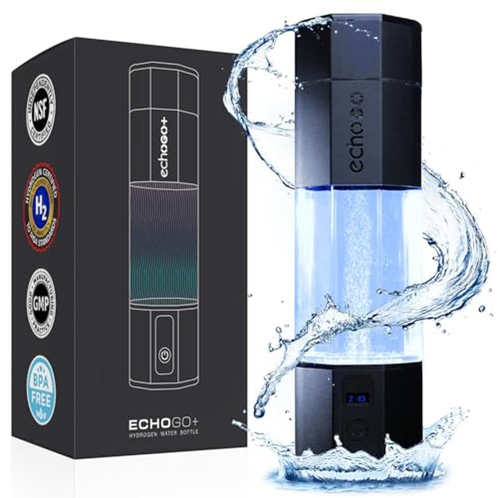 Hydrogen Water: Echo Go+ Hydrogen Infusion Technology – Front View