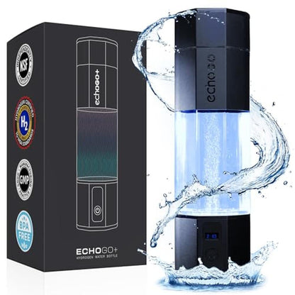Hydrogen Water: Echo Go+ Hydrogen Infusion Technology – Front View