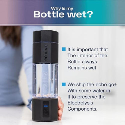 Hydrogen Water: Echo Go+ Hydrogen Infusion Technology – Packaging