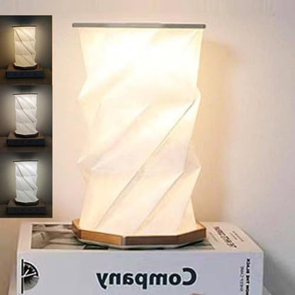 Portable Cordless Lamp: Rechargeable Folding Night Light – Front View