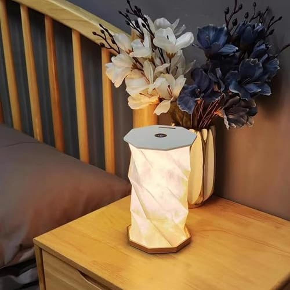 Portable Cordless Lamp: Rechargeable Folding Night Light – Side View