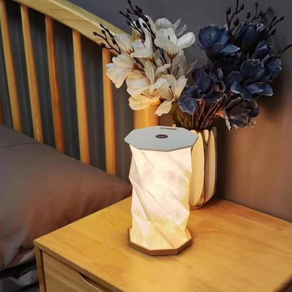 Portable Cordless Lamp: Rechargeable Folding Night Light – Side View