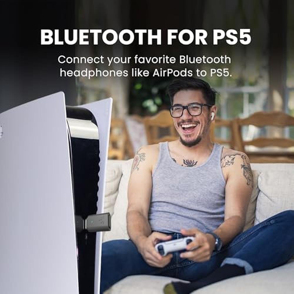 Avantree C81 Gaming USB-C Bluetooth 5.3 Audio Adapter – Side View
