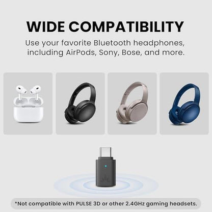 Avantree C81 Gaming USB-C Bluetooth 5.3 Audio Adapter – Close-up Detail