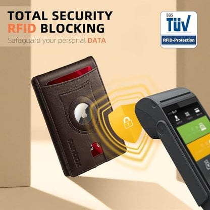 Runbox Wallet: RUNBOX AirTag Mens Slim RFID Blocking – Packaging