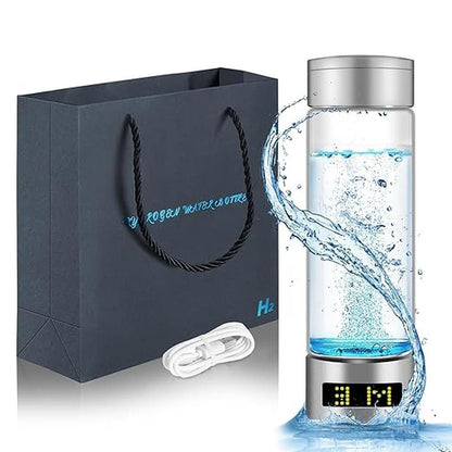 Water Hydrogen: Opkozkor 6000 PPB Hydrogen Water Bottle – Front View