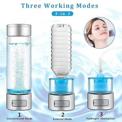 Water Hydrogen: Opkozkor 6000 PPB Hydrogen Water Bottle – Close-up Detail