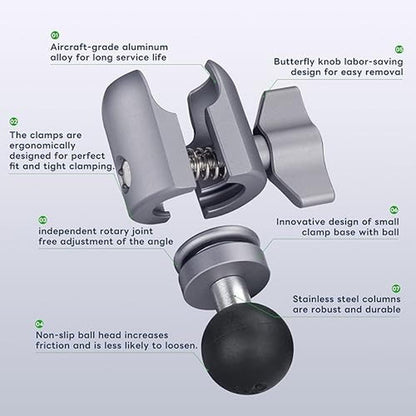 Car Phone Mount: FANAUE Magnetic Car Mount Single Socket Arm – Close-up Detail