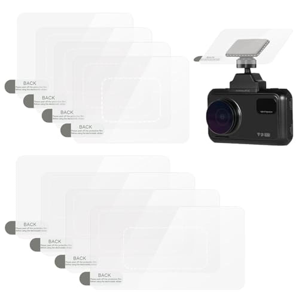 Static 8PCS: Premium Adhesive Electrostatic Film – Front View