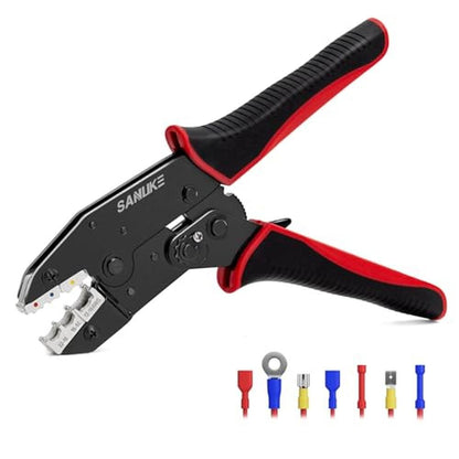 Crimping Wire: Sanuke Crimping Tool SE091B Ratcheting Wire – Front View