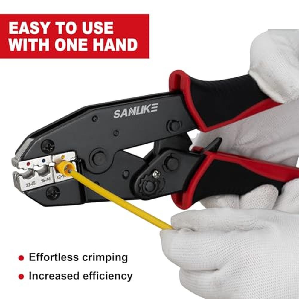 Crimping Wire: Sanuke Crimping Tool SE091B Ratcheting Wire – In Use
