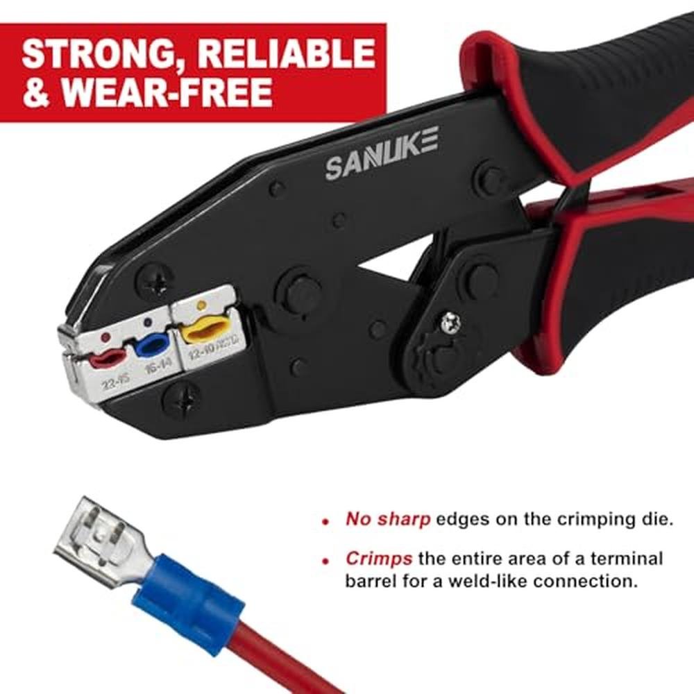 Crimping Wire: Sanuke Crimping Tool SE091B Ratcheting Wire – Packaging
