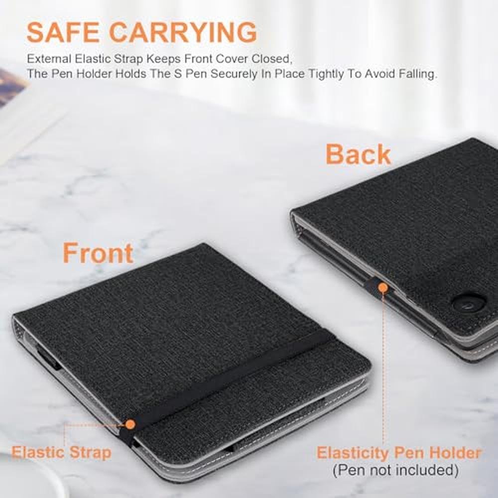 Kobo Libra: Kobo Libra Colour Case with Pen Holder – Side View