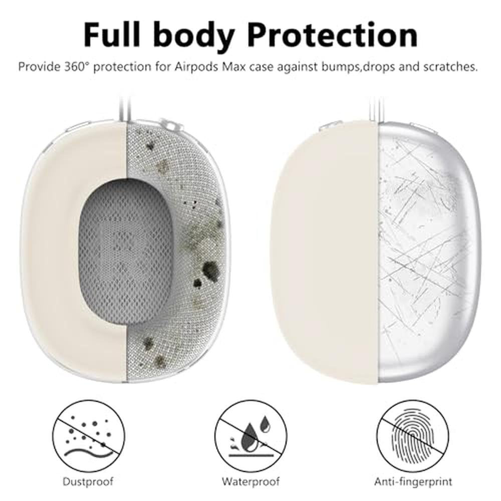 Silicone Case Cover for AirPods Max Headphones – Close-up Detail