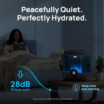 Humidifiers Dreo: Dreo 6L Top Fill Humidifier for Bedroom – In Use