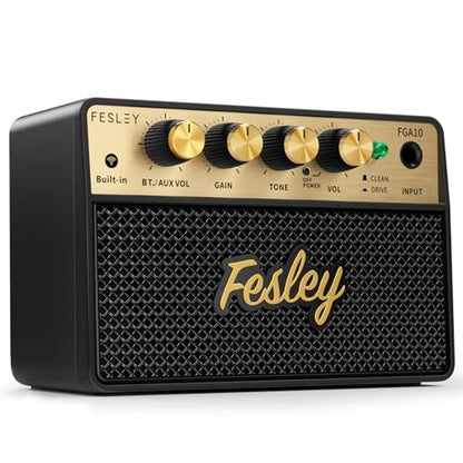 Guitar Amp: Fesley Mini 10W Portable Recharged Guitar – Front View