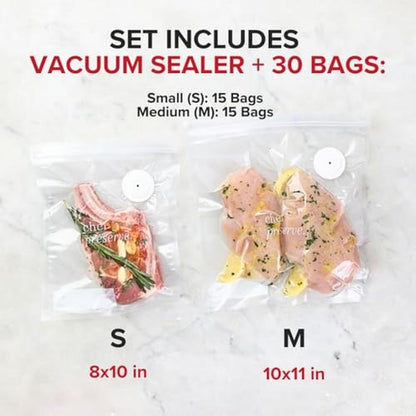 Vacuum Sealer: Chef Preserve Compact Vacuum Sealer Machine – In Use