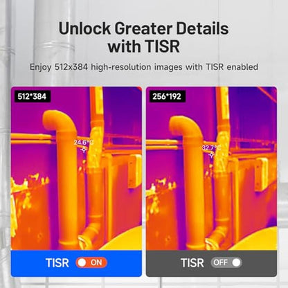 TOPDON TC001 Plus Thermal Camera for Android – Side View