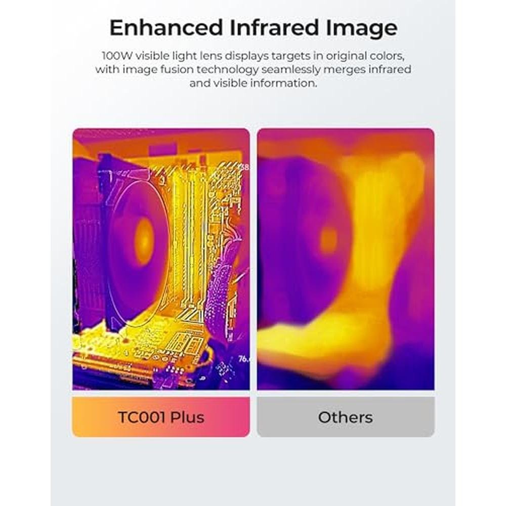 TOPDON TC001 Plus Thermal Camera for Android – In Use