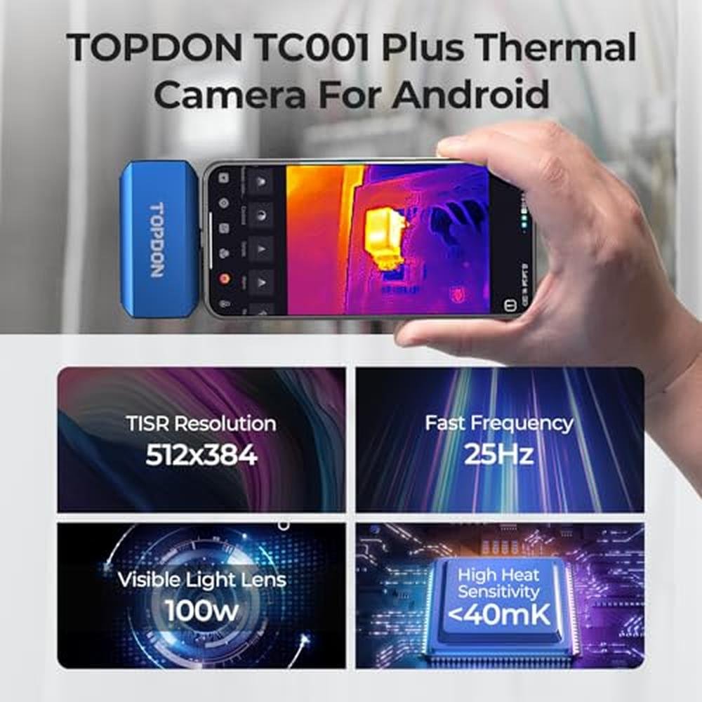 TOPDON TC001 Plus Thermal Camera for Android – Packaging