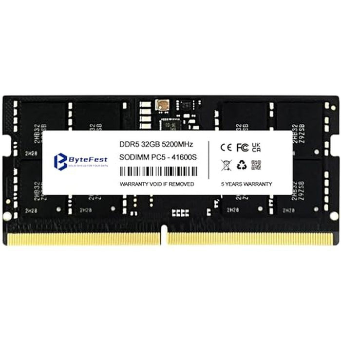 RAM ByteFest: ByteFest DDR5 32GB 5200MHz PC5-41600 CL42 – Front View