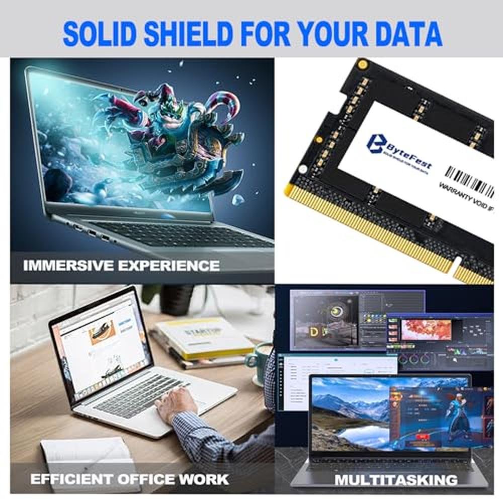 RAM ByteFest: ByteFest DDR5 32GB 5200MHz PC5-41600 CL42 – Close-up Detail