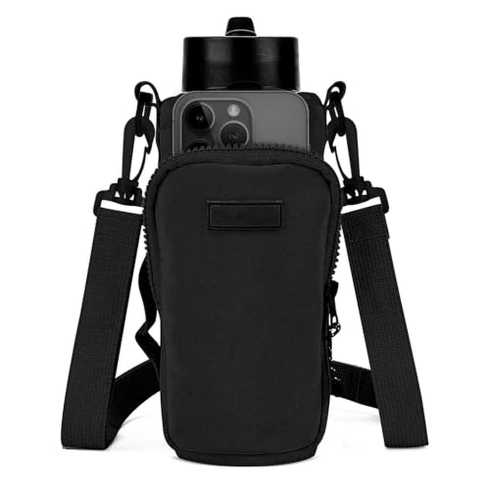 Bottle Strap: Linkidea Water Bottle Carrier with Strap – Front View