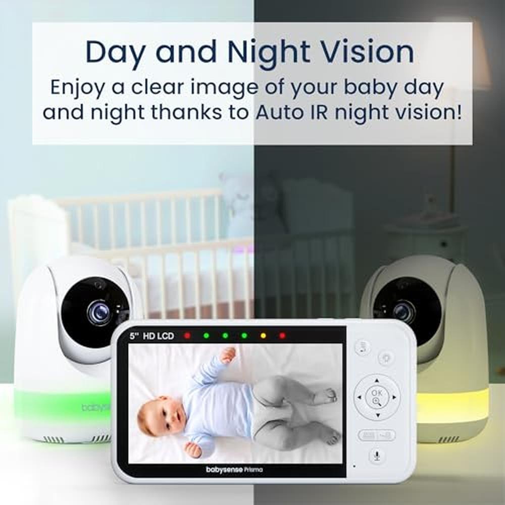 Baby Monitor: Babysense Prisma Baby Monitor with Camera and – In Use