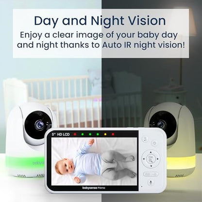 Baby Monitor: Babysense Prisma Baby Monitor with Camera and – In Use