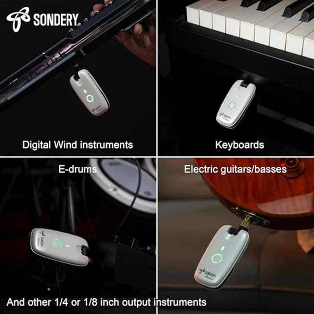 Sondery Wireless Transmitter and Receiver System – Close-up Detail
