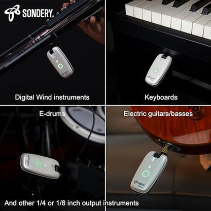 Sondery Wireless Transmitter and Receiver System – Close-up Detail