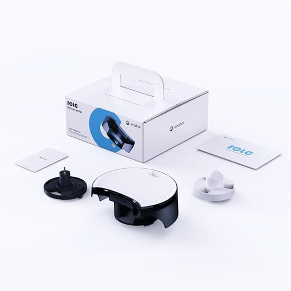 ROLA Treat Dispenser: Enabot EBO ROLA PetPal Module – Side View