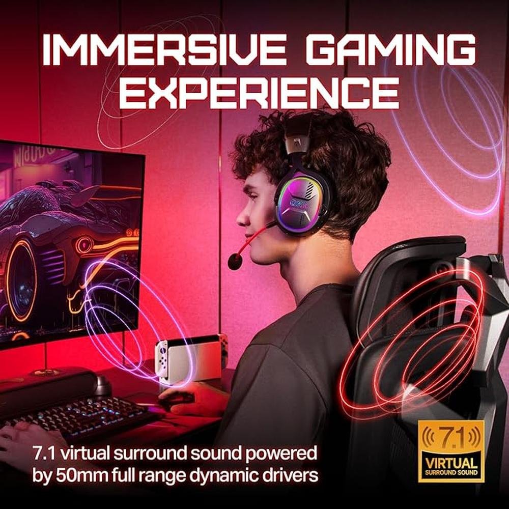 OXS Storm G2 Wireless Gaming Headsets – Side View