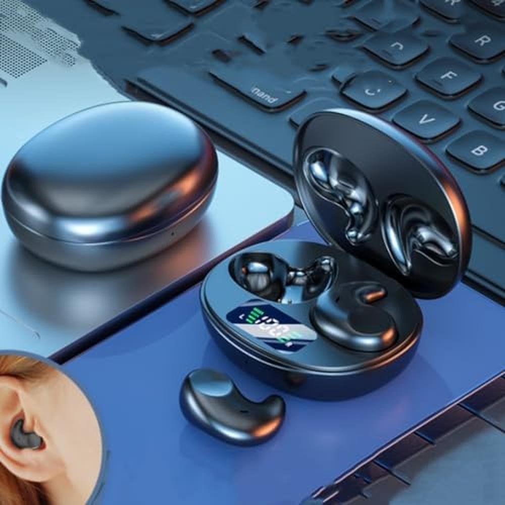 Hxstaald Sleep Ear Buds: Wireless Bluetooth Earbuds with – Side View