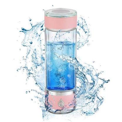 Hydrogen Water: Hydrohealth Hydrogen Water Bottle Generator – Front View