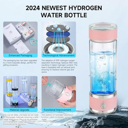 Hydrogen Water: Hydrohealth Hydrogen Water Bottle Generator – Close-up Detail