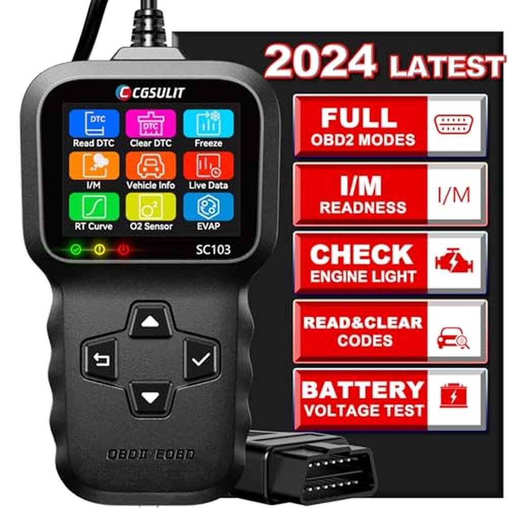 OBD2 Scanner: CGSULIT SC103 Car Code Reader Diagnose Check – Front View