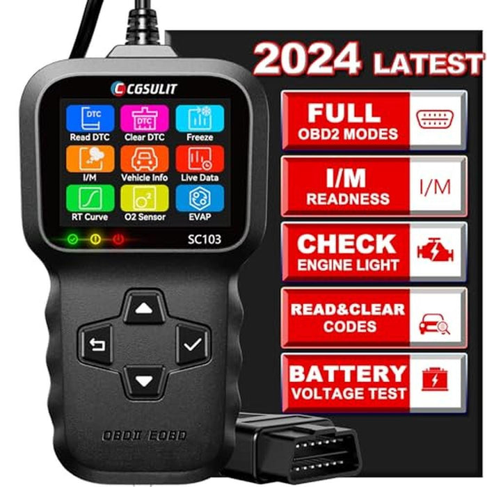 OBD2 Scanner: CGSULIT SC103 Car Code Reader Diagnose Check – Front View