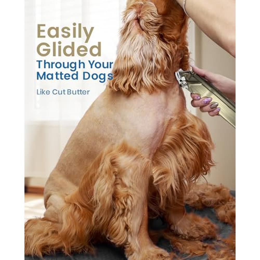 Dog Shaver: Oneisall Dog Clippers for Grooming Thick Heavy – Side View